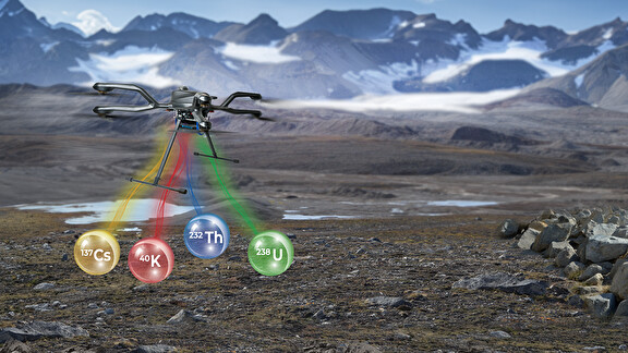 UAV gamma-ray measurement