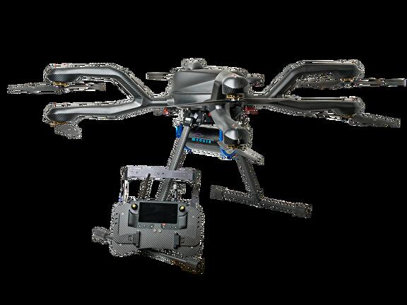 Acecore drone with MS-350 gamma-ray soil scanner